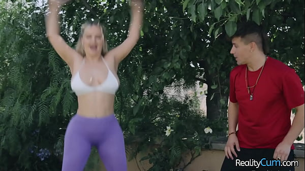 Big booty workout with natural busty blonde workout girl – Slimthick Vic, Jay Romero